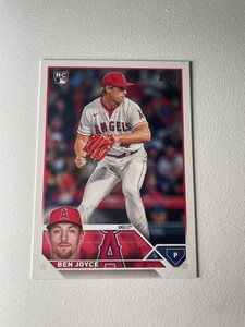 2023 Topps Update #US195 Ben Joyce Rookie RC Los Angeles Angels Baseball Card