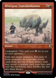 1x - Divergente Transformationen - GEÄTZTE FOLIE - Commander Master - NM MTG - Bild 1 von 1