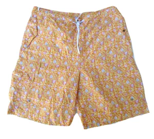 Polo Ralph Lauren Badehose Boardshorts geblümt Herren Gr. 40 orange - Bild 1 von 5