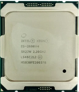 Intel Xeon E5-2698 v4 SR2JW 20C 2.2GHz LGA2011-3 Compatible X99 i7-6950X - Picture 1 of 2