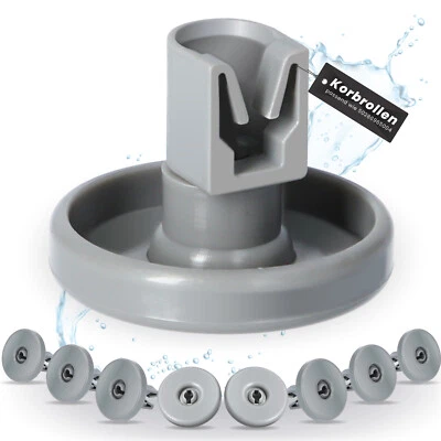 8 Korbrollen Unterkorb für AEG Favorit Juno Privileg Spülmaschine Geschirrspüler - Bild 1 von 4