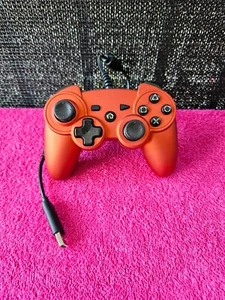 GameStop Playstation 3 Wired PS3 Orange Controller - Compatible With PS2 Console - Picture 1 of 6