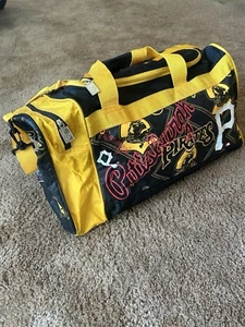 "Bolso de viaje de colección de los 90 MLB Pittsburgh Pirates de béisbol 20"" negro" - Imagen 1 de 12
