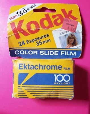 Kodak Ektachrome 100 Daylight 35mm Color Slide Film - 24 Exposures Expired 1/86 - Image 1 of 4