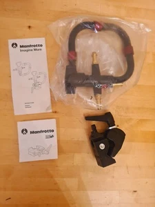 Manfrotto Snake Arm MA050A + Super Clamp 150Kg + Manual Camera Light Flash Mount - Picture 1 of 6