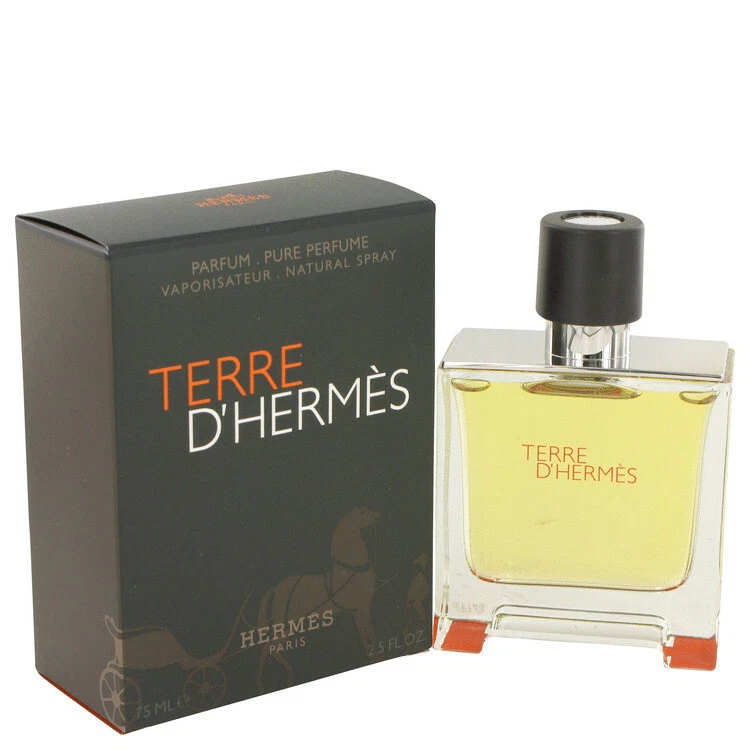 Terre D' Hermes 2,5 oz/75 ml spray de perfume puro para hombres nuevo en caja Foto 1 de 1