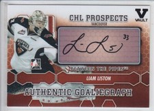 2015-16 ITG FINAL VAULT 12-13 BETWEEN PIPES LIAM LISTON AUTO BLACK Goaliegraph
