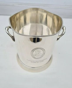 Louis Roederer Champagner Wein Eiskübel auf Messing mit versilbert (groß) - Bild 1 von 5
