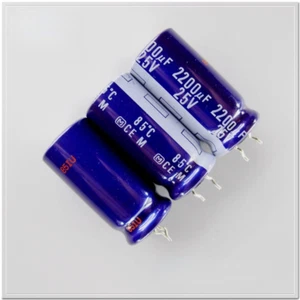 Panas M series 2200uF/25V2200uF Audio capacitor short foot 12.5X26mm - Picture 1 of 2