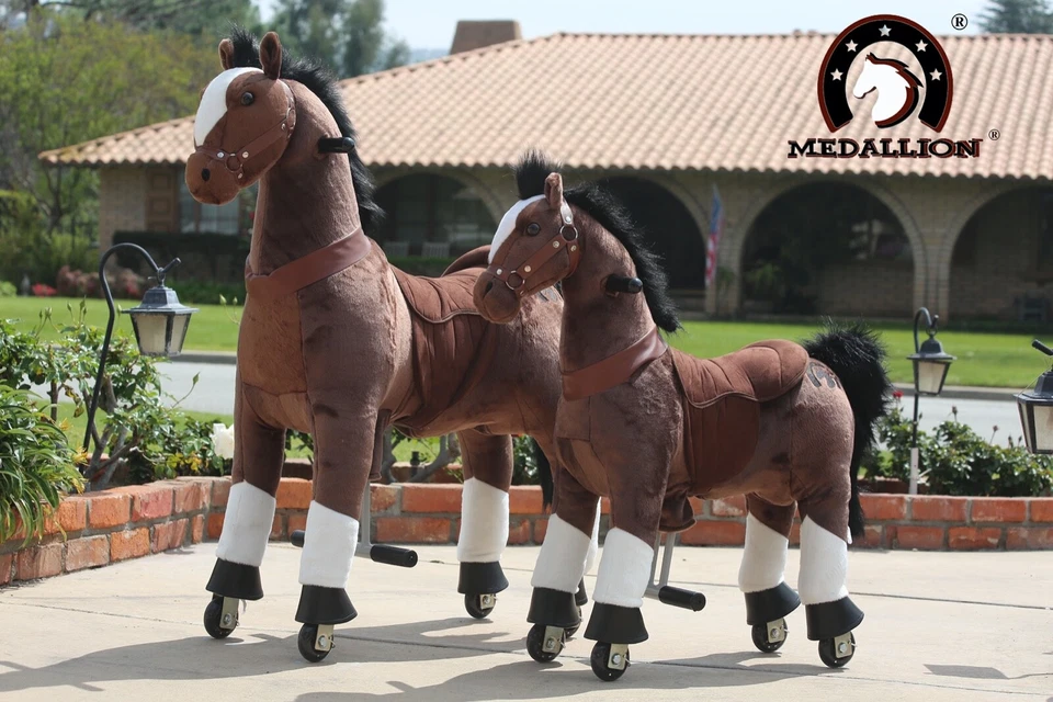 Medallion - My Pony Ride On Real Walking Horse for Children - Pink