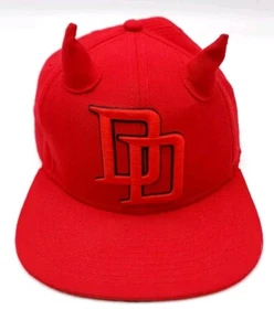 Marvel Daredevil DD Hat Red Devil Horns OS One Size - Picture 1 of 24