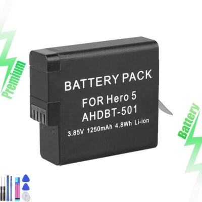 For GoPro HERO5 Rechargeable Battery AABAT-001 1250mAh - Image 1 of 4