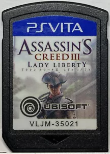 PS VITA Cartridge SONY Assassin’s Creed 3 Liberation Japanese Lady Liberty Games - Picture 1 of 2