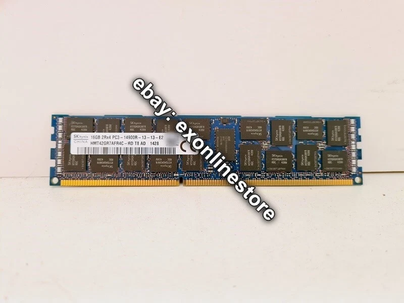 HMT42GR7AFR4C-RD - 16GB (1x16GB) 2Rx4 PC3-14900R DDR3-1866MHz RDIMM - Image 1 of 1