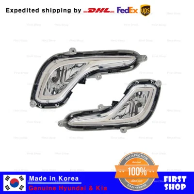 Conjunto de lámpara antiniebla delantera izquierda y derecha original OEM para Hyundai Accent 12-16 sedán hatchback Foto 1 de 4