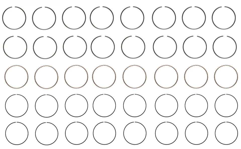 Juego de anillos de pistón EngineTech para 1 motor .030 pulgadas .75 mm de gran tamaño .030 pulgadas .75 mm Overs Foto 1 de 4