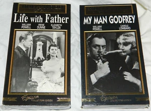 NEW Set of 2 Volumes Classic Life With Father / Godfrey / VHS 1996 with Sleeve - Picture 1 of 2