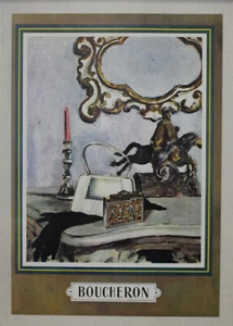 "BOUCHERON" Annonce originale entoilée  PLAIRE 1945  Pierre MOURGUE   25x35cm - Bild 1 von 1