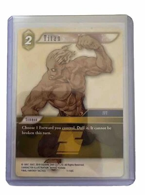 Titan #1-110C Final Fantasy Opus I Final Fantasy Tactics - Image 1 of 2