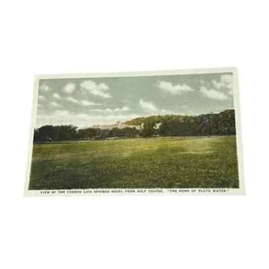 Postkarte Blick auf das French Lick Springs Hotel vom Golfplatz Indiana B255 - Bild 1 von 2