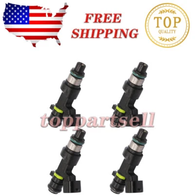 16600-EN200 FBY2850 4x Fuel Injector For 2007-2011 Nissan Sentra Versa 1.8L 2.0L Foto 1 de 4