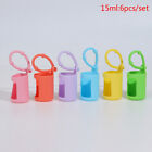 6Pcs Silicone Essential Oil Protective Case 5/15/10ml Bottle Protect Case Holde;