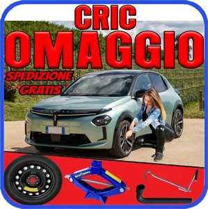 Ruotino Di Scorta 4Fori Misura Da 16 Per Lancia Ypsilon + Kit Cric Chiave Guanti - Bild 1 von 11