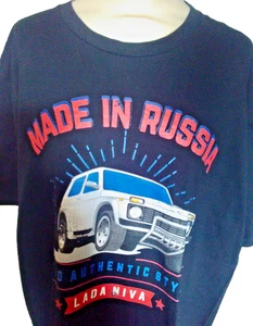 Herren-Shirt "Lada Niva - Made in Russia" Gr. XL, Neu - Bild 1 von 2