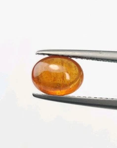 2.05 Cts Natural Fanta Orange Spessartite Loose Gemstone Oval Cabochon - Picture 1 of 2