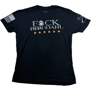 Camiseta Para Hombres Estilo Grunt Gráfica Fock Bergdahl Militar Negra Talla XL - Imagen 1 de 6