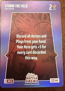 2026 Bo Jackson Battle Arena Griffey Bonus Play 13 Storm the Field BPL-13 Lámina - Imagen 1 de 1