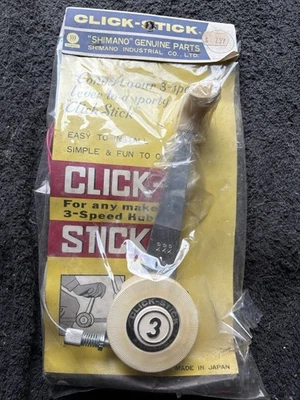 vintage shimano 3 speed shifter out. “NIP” - Image 1 of 4