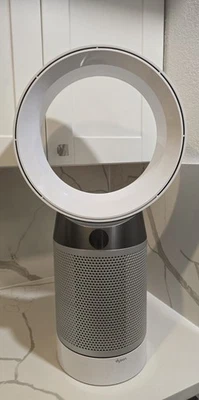 Dyson Pure Cool 350° Luftreiniger Ventilator HEAP Filter - Weiß Silber DP04 - Bild 1 von 4