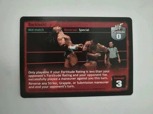 Backlash! - Backlash - WWE Raw Deal CCG NM - Picture 1 of 2