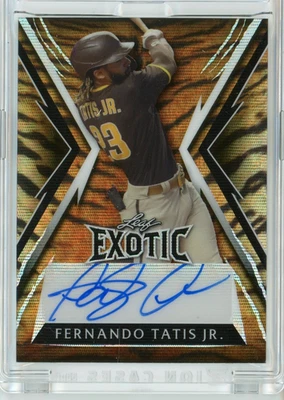 2023 Leaf Exotic Baseball Fernando Tatis Jr. Wave Tiger Autograph - 1/1 - Image 1 of 2