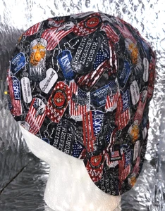 US Marines Collage Custom Made Construction, Welder, Pipe-fitter, Biker Hat - Picture 1 of 2