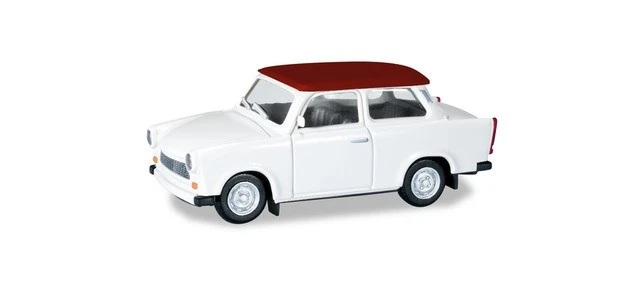 Herpa 020763-007 - 1:87 Trabant 601 Berlina, Bianco/Rosso - Nuovo - Immagine 1 di 1