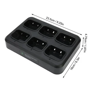 Wtyczka amerykańska 6-drożna Walkie Talkie Baza ładowania Bezpieczna Szybkie ładowanie 2-drożne radio Char CB - Zdjęcie 1 z 24