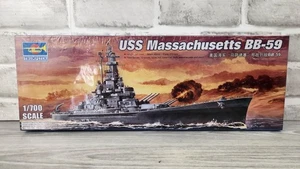 Trumpeter 05761 USS Massachusetts BB-59 1/700 Plastic Model Kit Sealed 2 - Picture 1 of 6