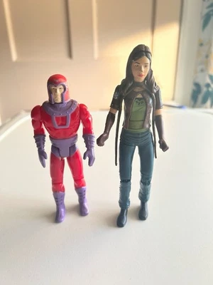 Vintage Marvel X-Men action figures Toyboz Magneto Rogue - Image 1 of 4