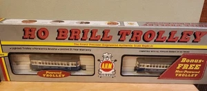 AHM 16952 HO Brill UNITED TRANSIT Trolley Powered+NonPowered Set.UNUSED UNTESTED - Picture 1 of 6