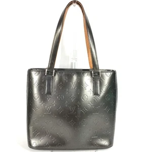 Bolso de Mano LOUIS VUITTON M55112 Stockton Bolso de Hombro Monograma Cuero Mate Negro - Imagen 1 de 18