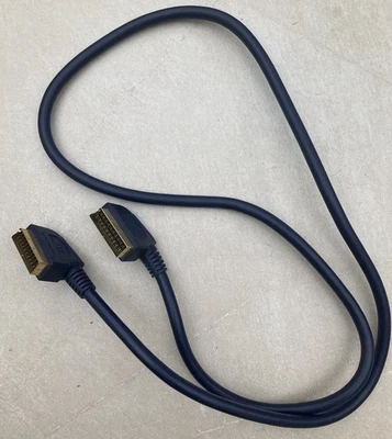 JVC 1.6m Scart Lead Cable Fully Wired 21 Pin RGB SKY TV DVD. used - Image 1 of 3