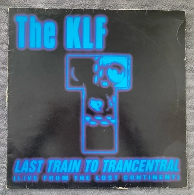 THE KLF - LAST TRAIN TO TRANCENTRAL - 12" VINYL - PLAY GRADED VG/VG+ Free P&P - Image 1 of 4