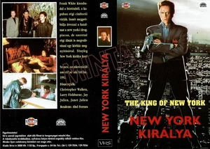 KING OF NEW YORK (2) / HUNGARIAN PROMO VIDEO SLEEVE / DRIVE IN VIDEO LABEL - Picture 1 of 1