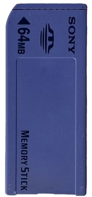 VTG OEM Sony Memory Stick 64MB MSA-64A Flash Storage Card Made in Japan - Image 1 of 4