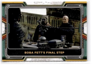 2022 Topps Star Wars: El libro de Boba Fett #40 Paso final de Boba Fett - Imagen 1 de 2