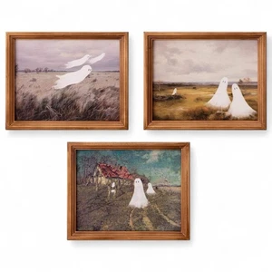 Arte de pared enmarcado paisaje fantasma | 3 estilos - Imagen 1 de 6