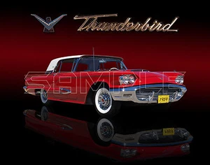 1959 Ford Thunderbird Print - Picture 1 of 1