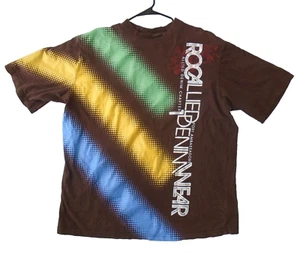 Rocawear Graphic Tee Shirt Men's Size XL Brown - Picture 1 of 6